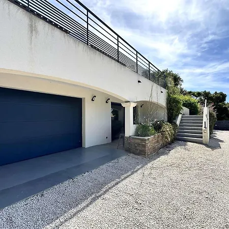 别墅 La Vigie, Pour 8 Personnes Avec Piscine Chauffee Et Vue A 拉隆德莱丝莫里斯